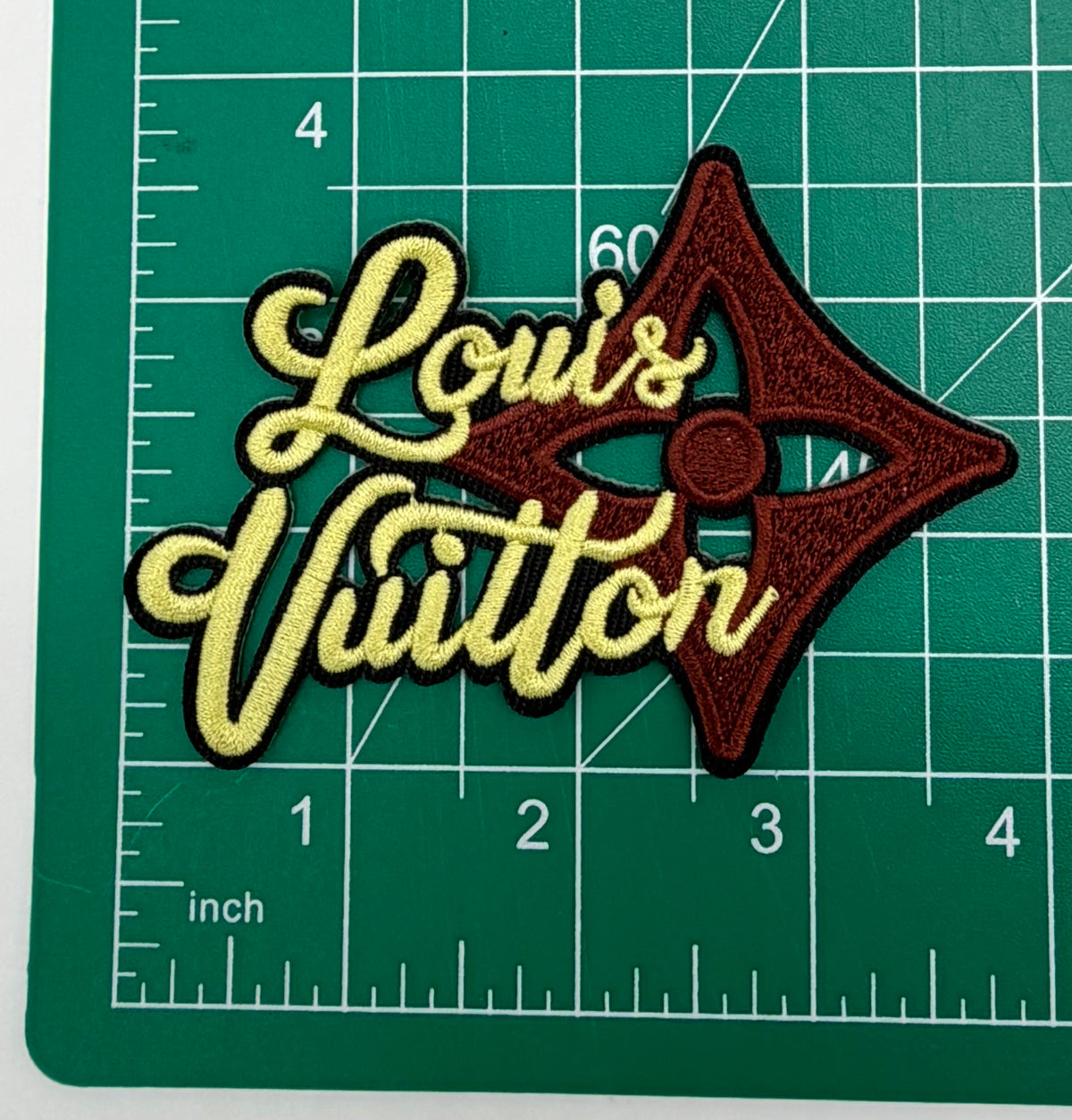 8PC DESIGNER “LV” FABRIC/PATCH/CHARM SET