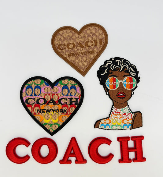 “COACH” SOPHISTICATED LADY PATCH SET
