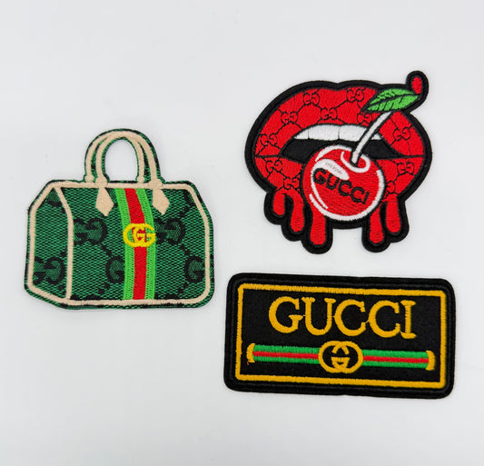 3PC “GUCCI” patch set