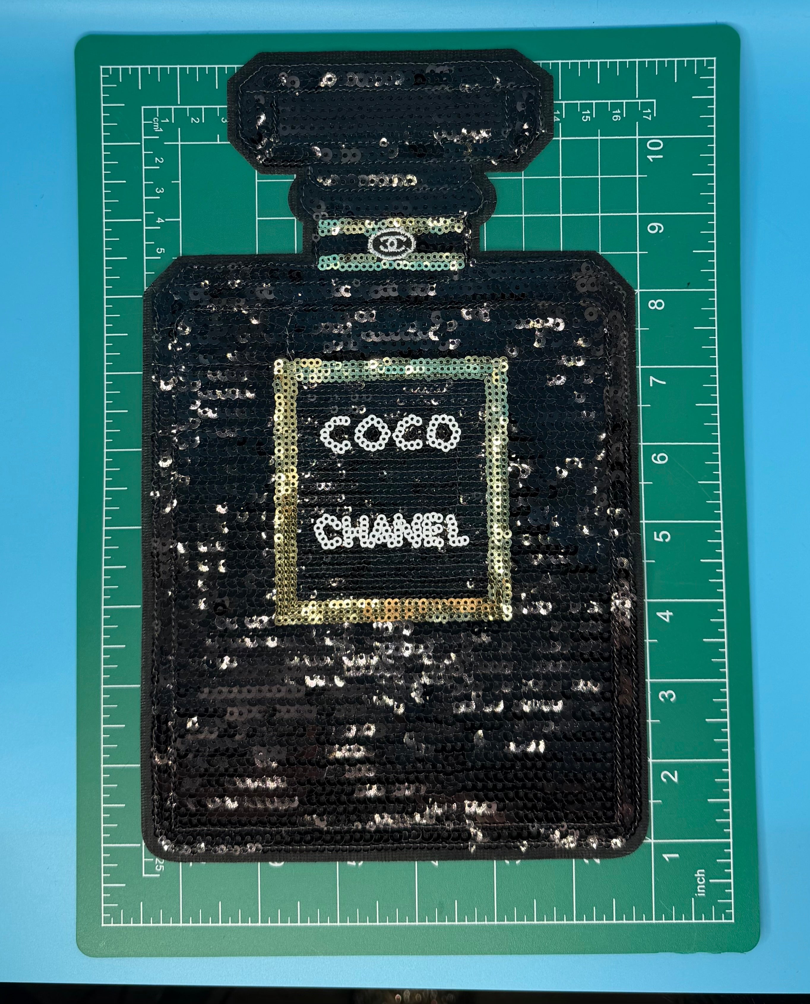 “COCO CHANEL” LARGE EMBROIDERY PATCH DESIGNER INSPIRED