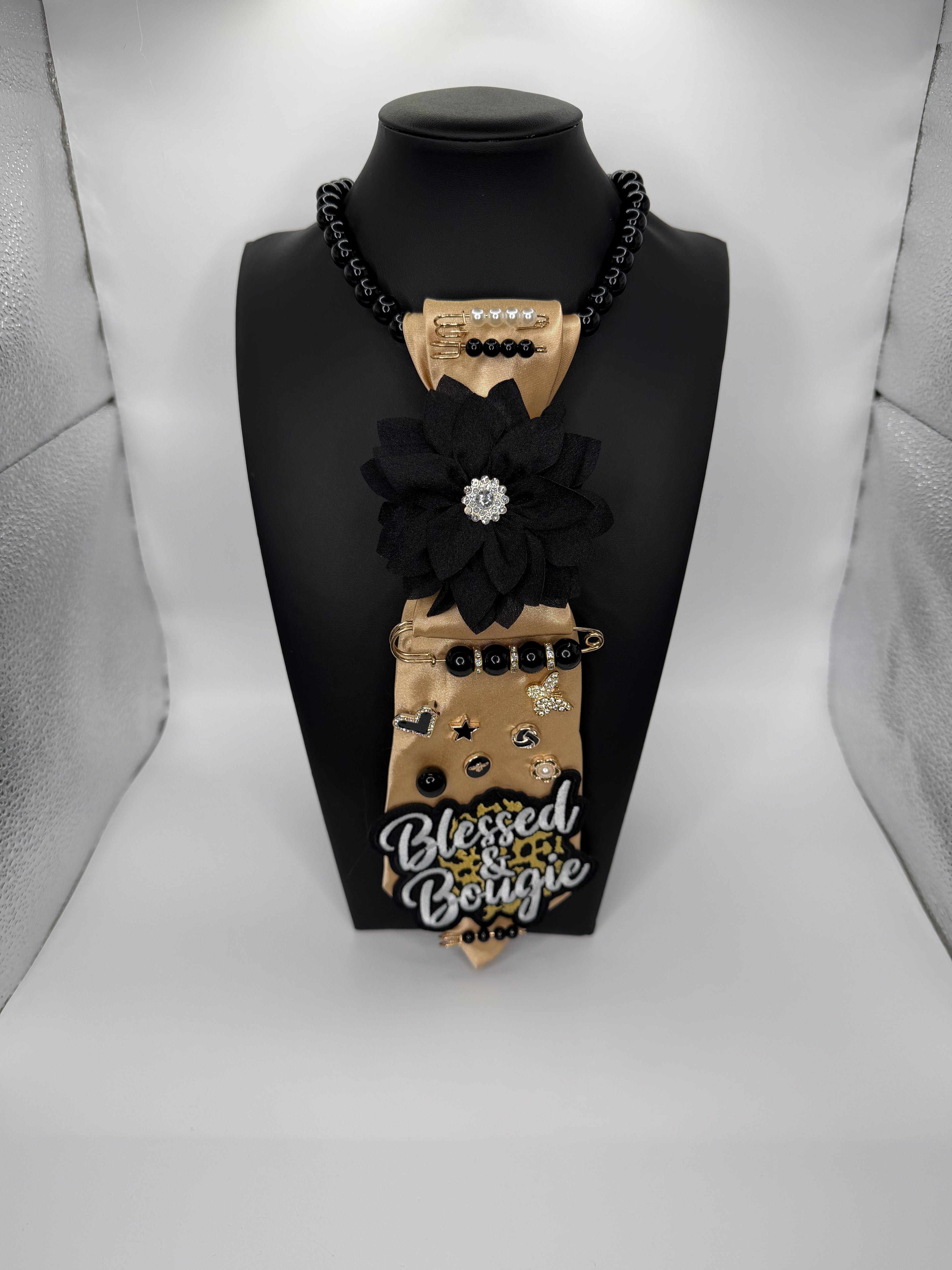 “GOLD “BLESSED” TIE