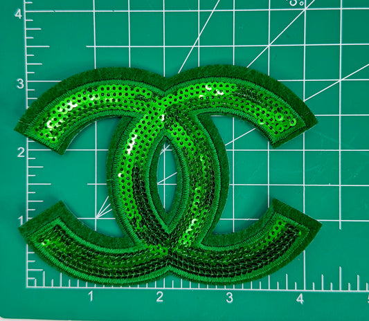 “AKA” “CHANEL”5PC IRON ON PATCH SET