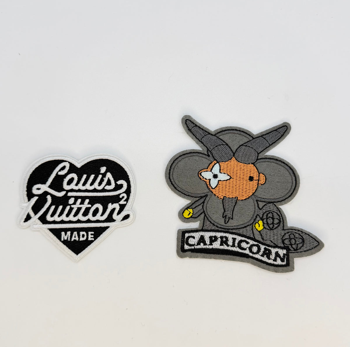 2PC “LV” ZODIAC PATCH SET