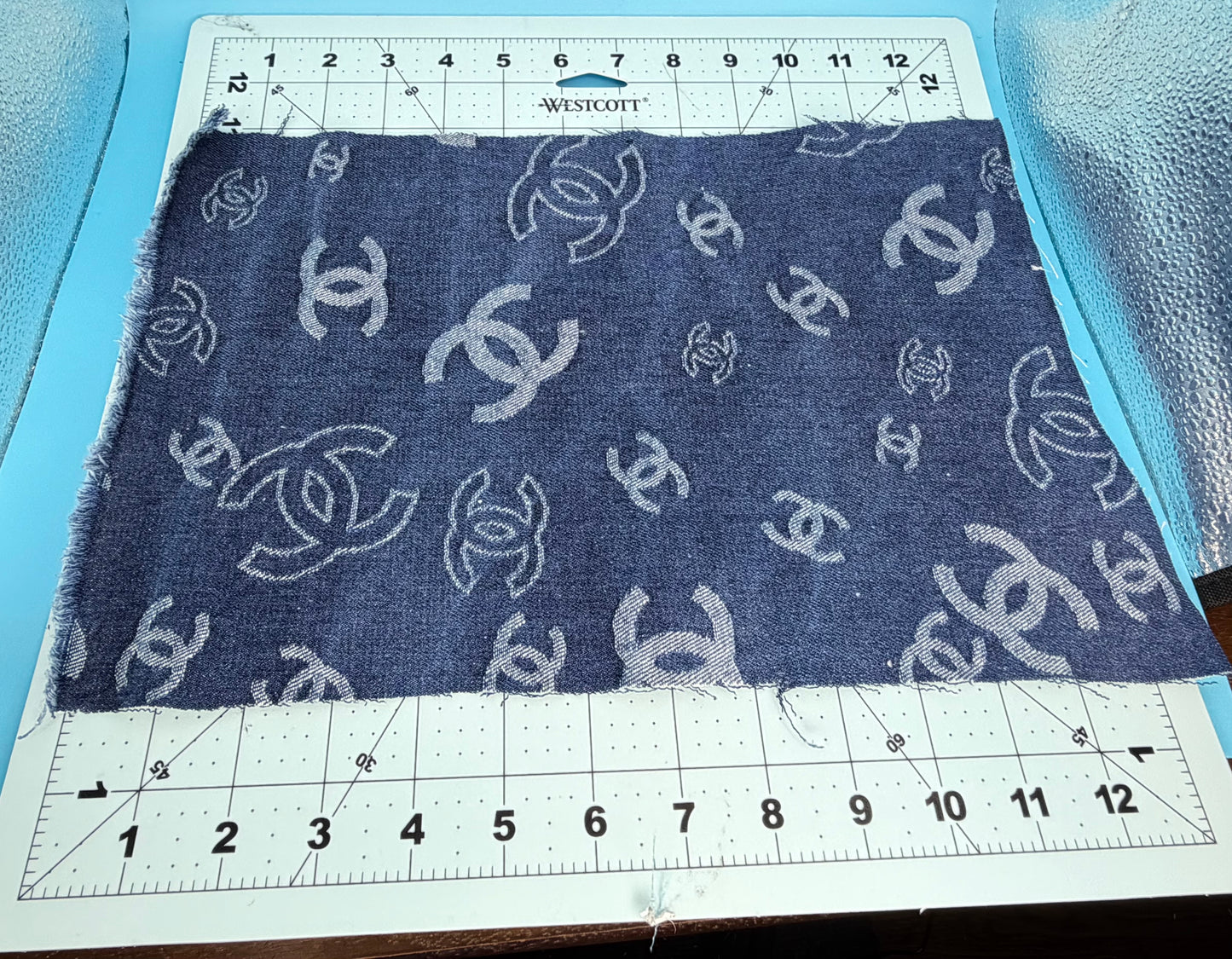 5PC DESIGNER “CC” FABRIC/PATCH/CHARM SET