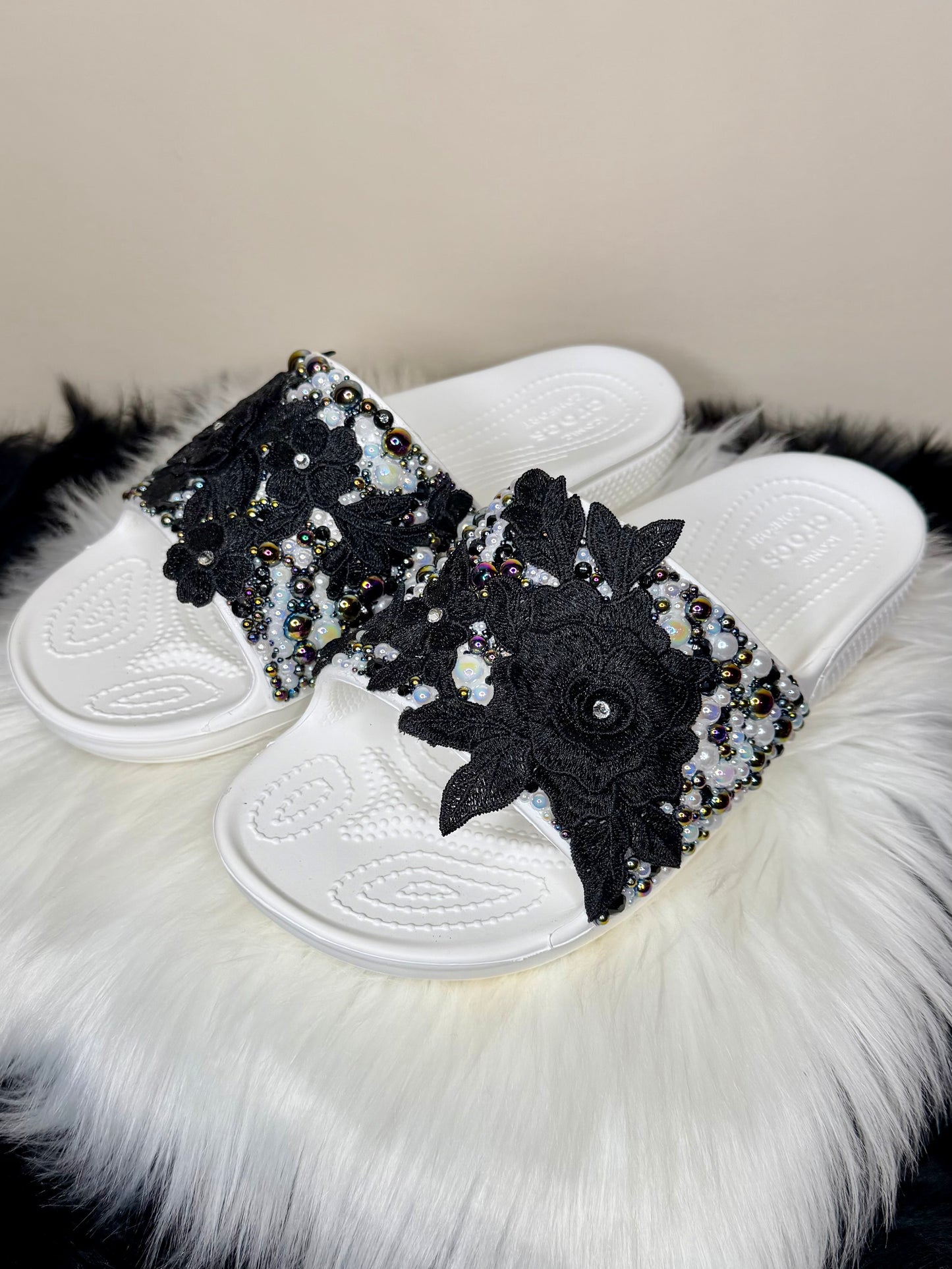 CUSTOM CROCS SLIDES