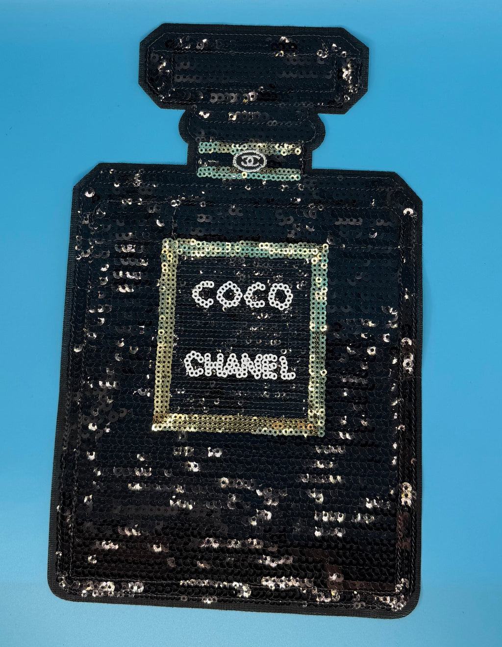 “COCO CHANEL” LARGE EMBROIDERY PATCH DESIGNER INSPIRED
