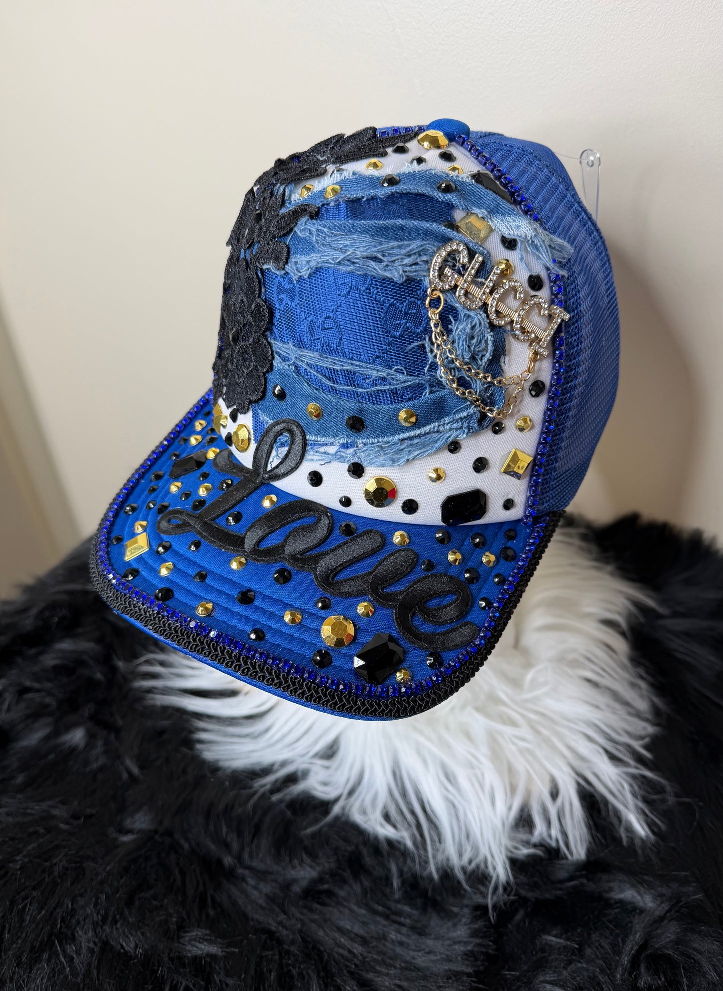 DESIGNER INSPIRED “LOVE” ROSE TRUCKER HAT