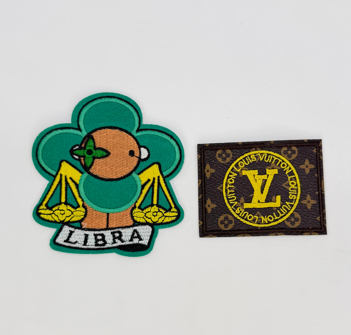 2PC “LV” ZODIAC PATCH SET