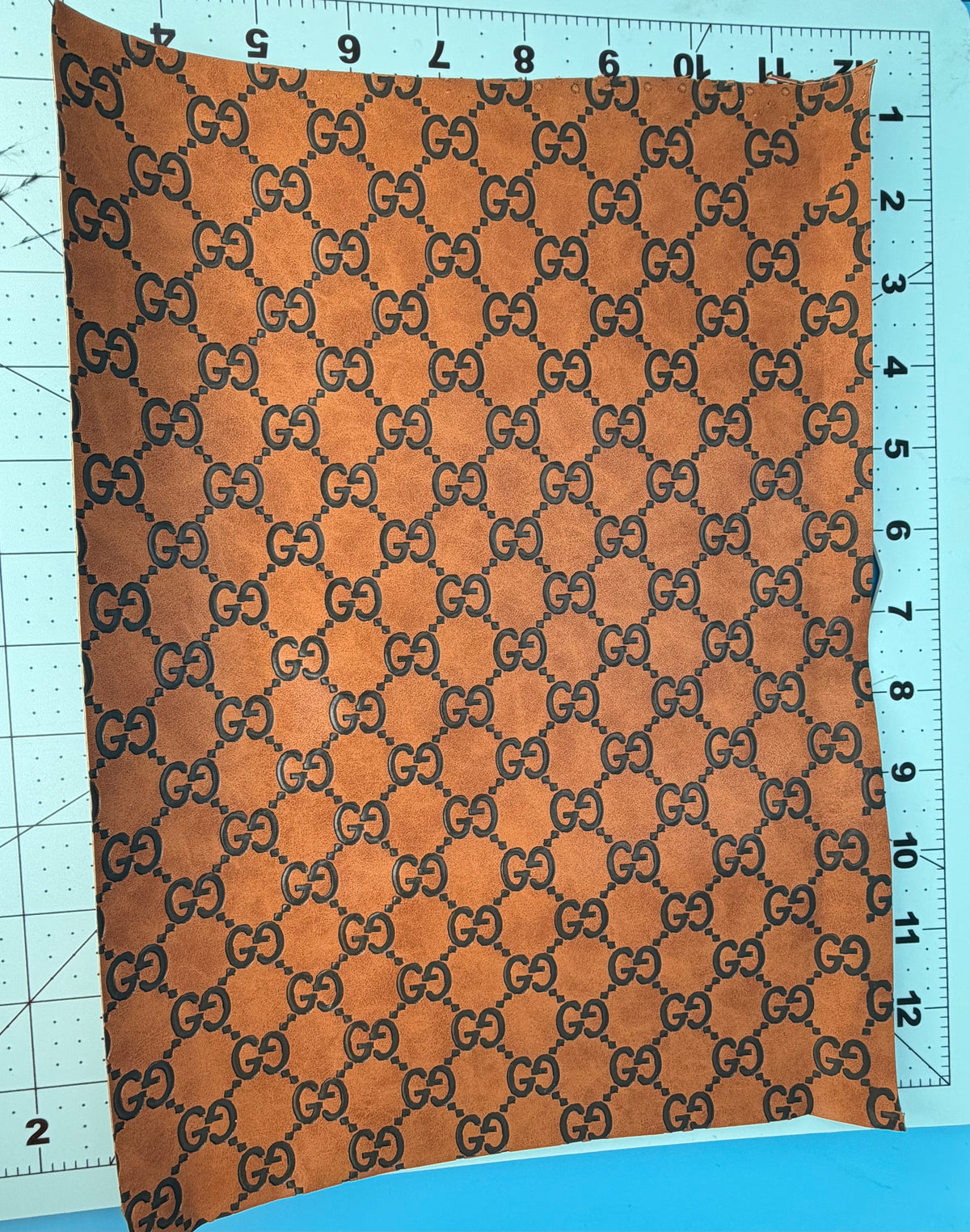 LUXURY DESIGNER INSPIRED LEATHER FABRIC “GUCCI”
