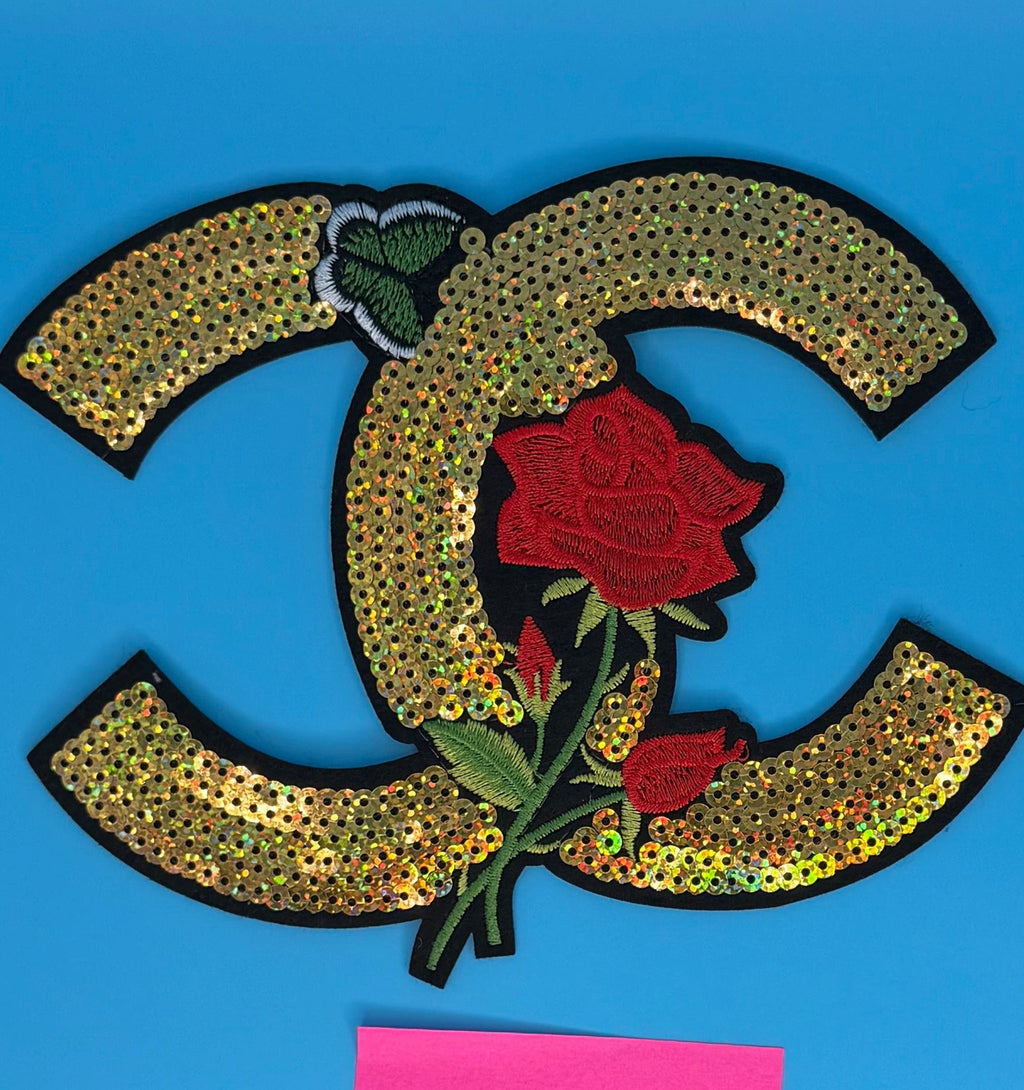 “CHANEL” DESIGNER INSPIRED LARGE PATCH