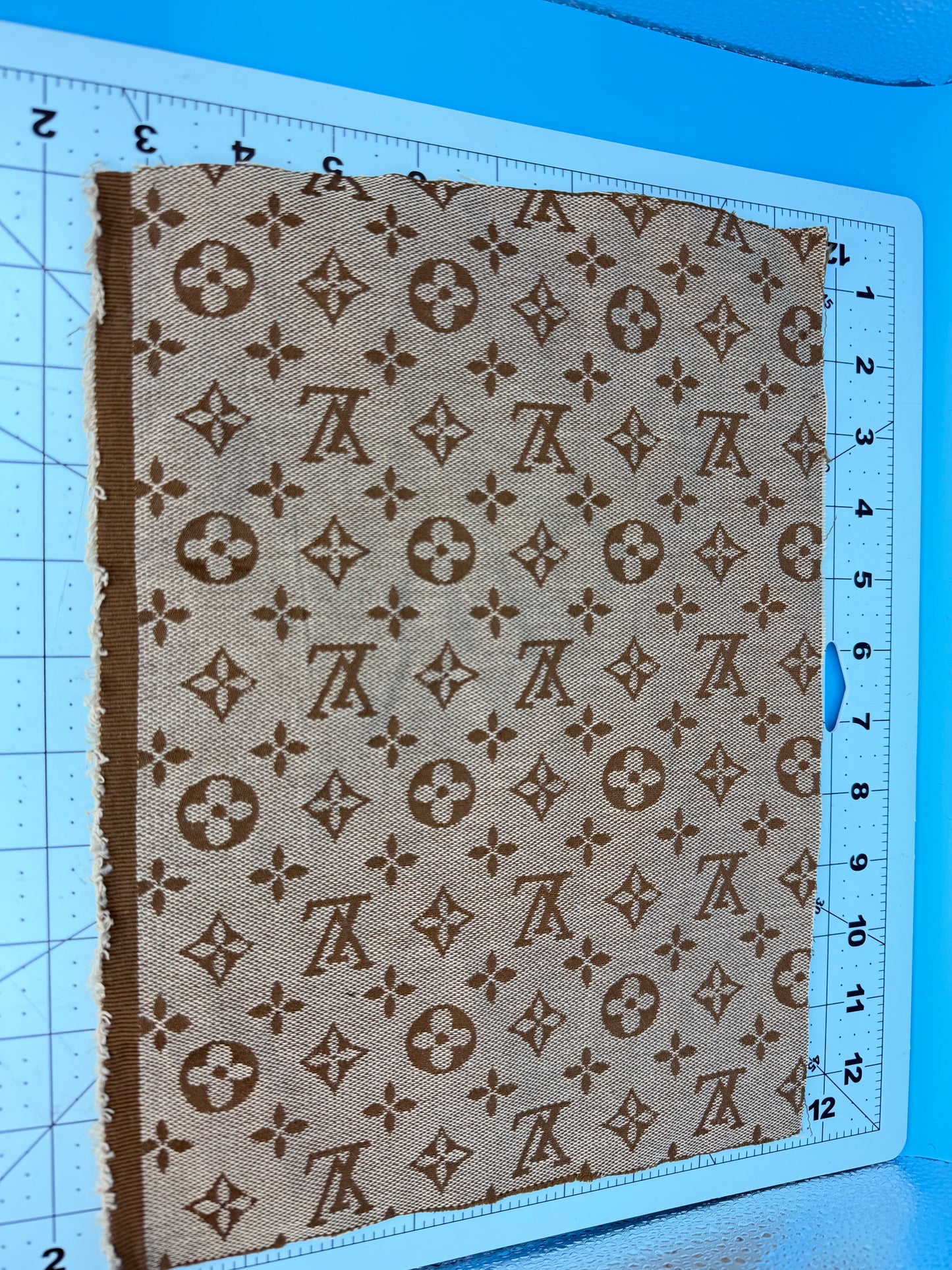 DESIGNER INSPIRED “LV” FABRIC SHEET