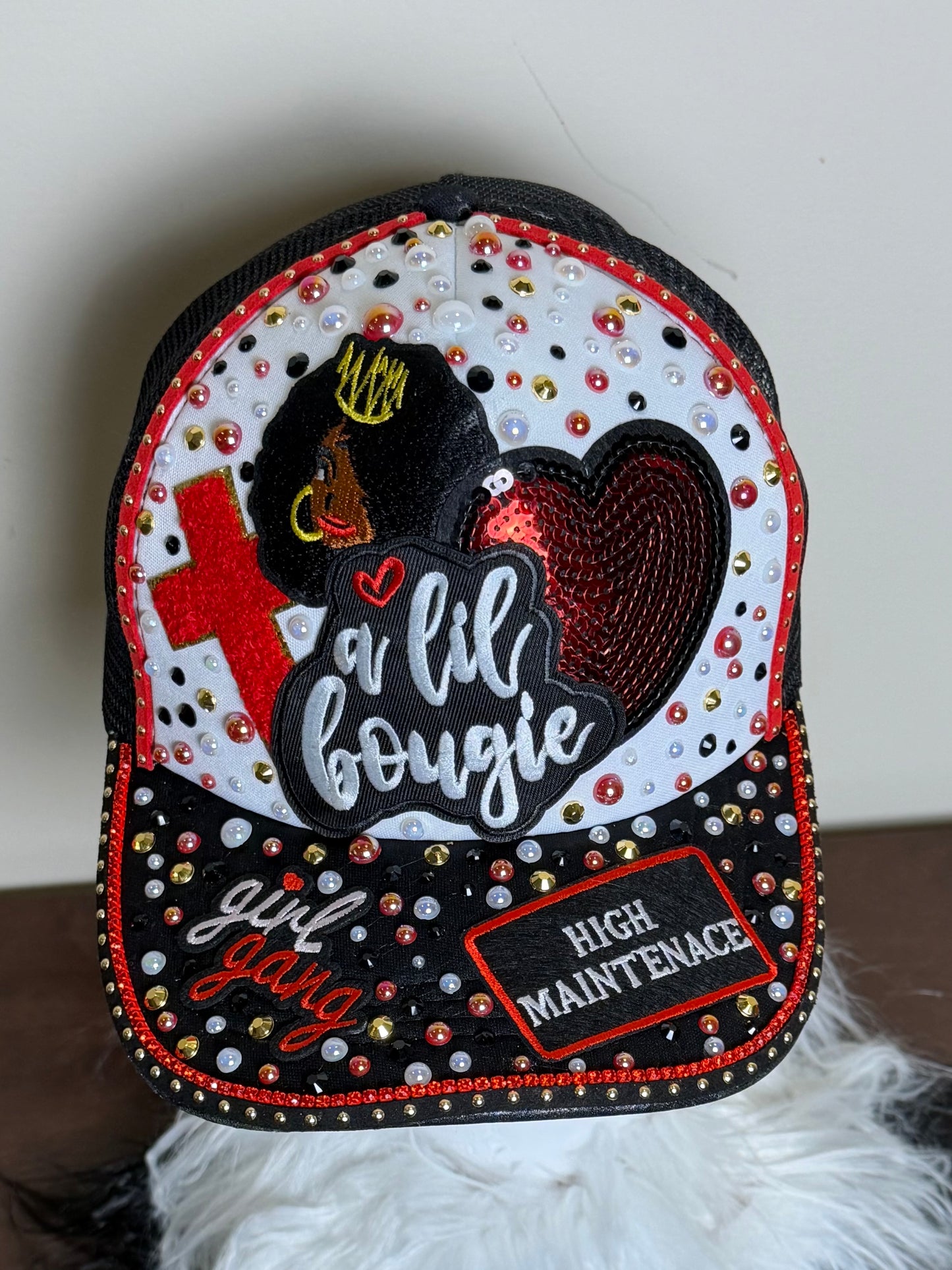 “HIGH MAINTENANCE” CUSTOM TRUCKER HAT