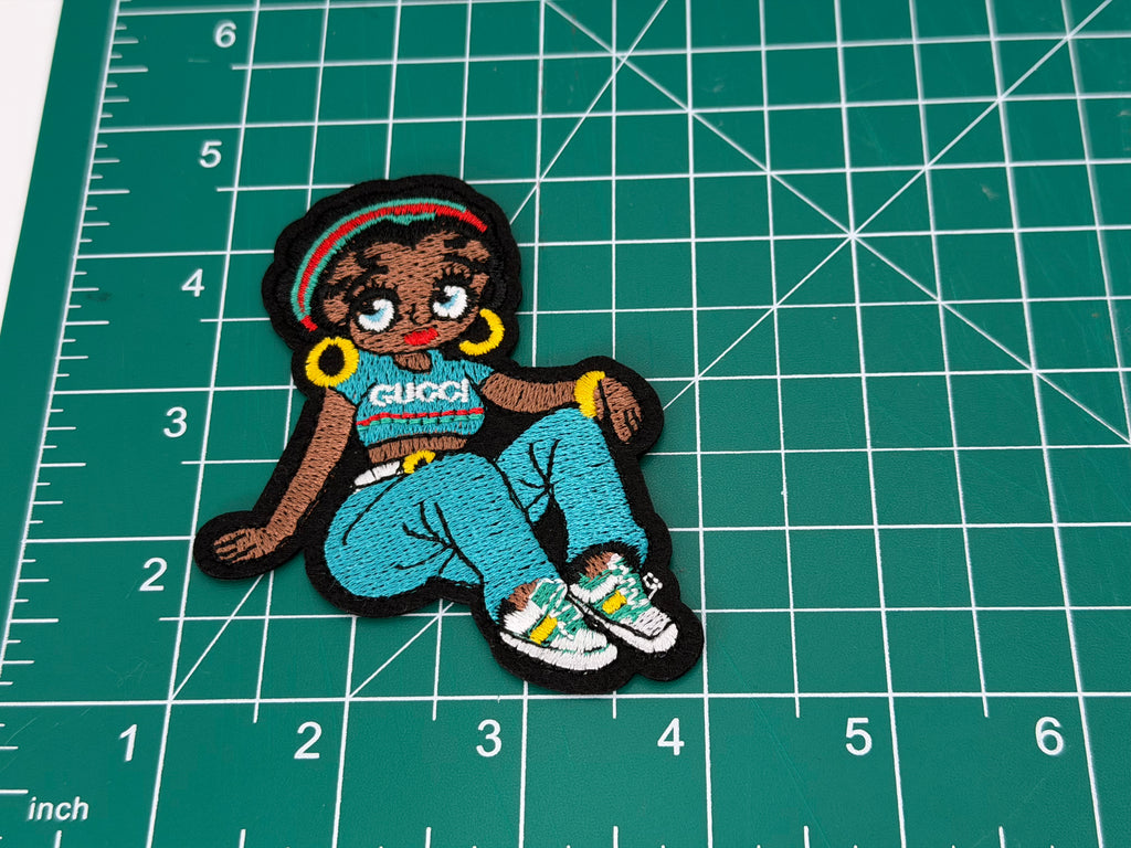 5pc Embroidered Iron-On Patch DESIGNER INSPIRED “ LV”, “GUCCI”Accessories & Apparel, E106