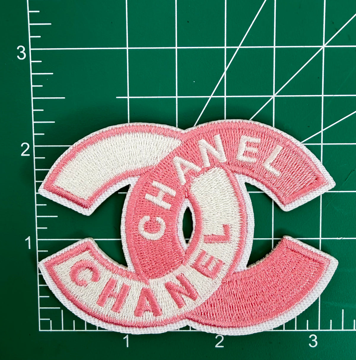 “AKA” “CHANEL”5PC IRON ON PATCH SET