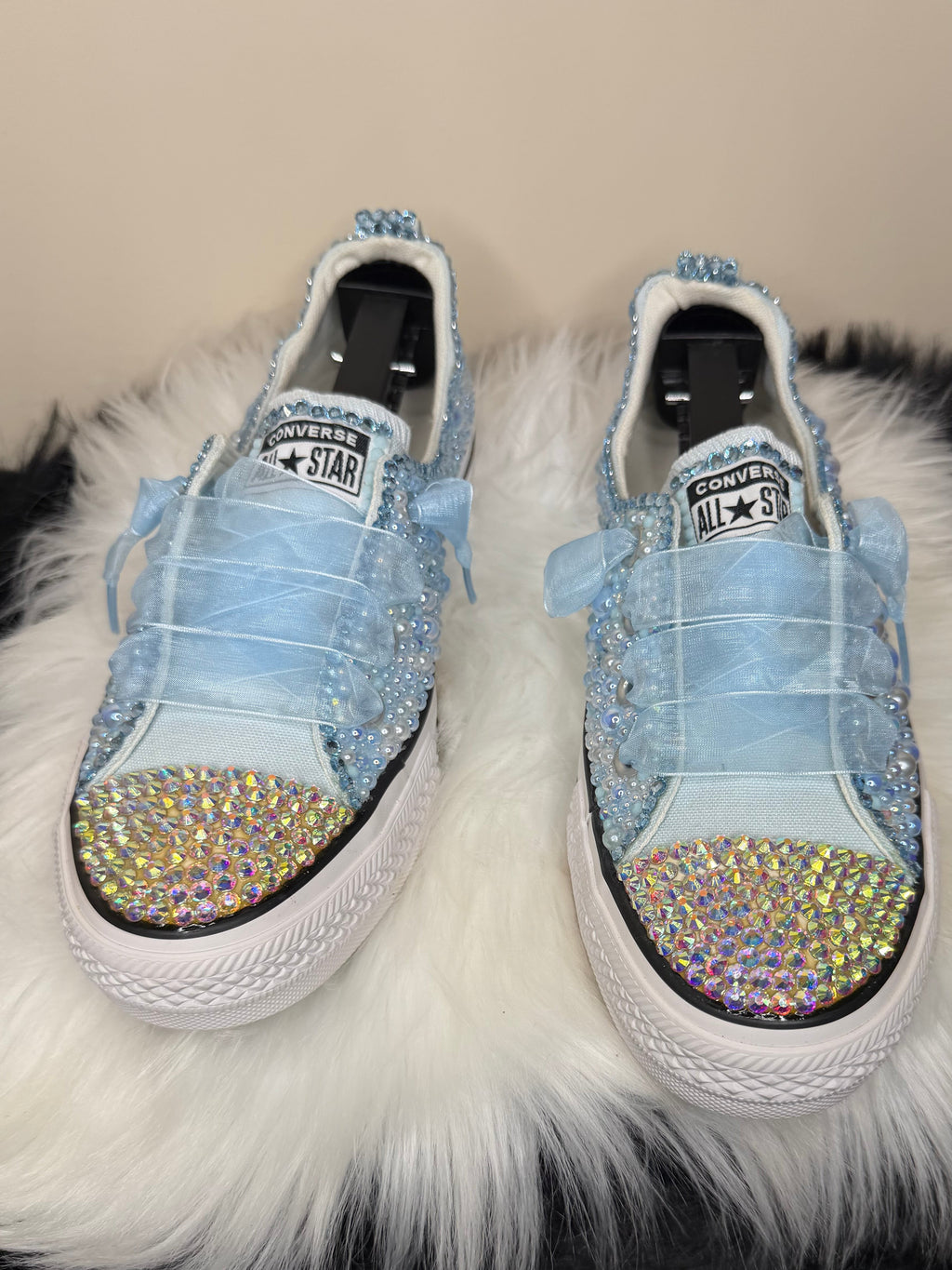 BABY BLUE CUSTOM CONVERSE