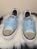 BABY BLUE CUSTOM CONVERSE