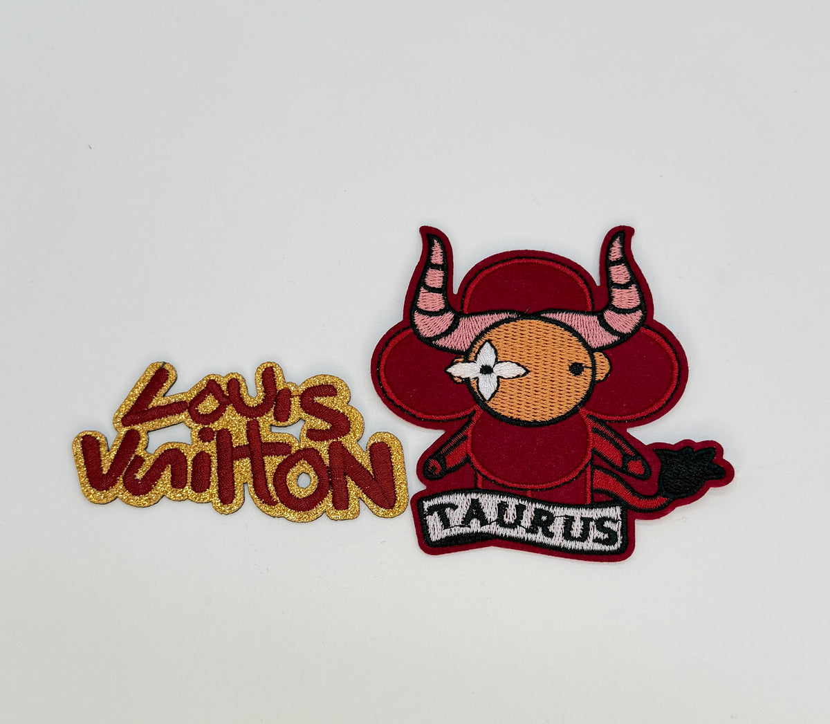 2PC “LV” ZODIAC PATCH SET