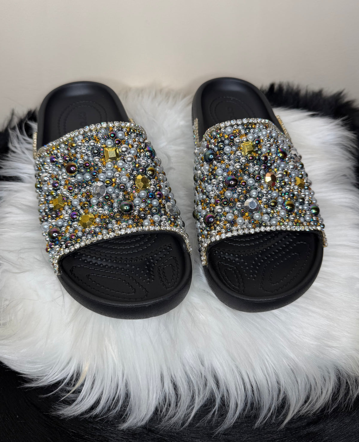 DISCO CUSTOM CROC SLIDES