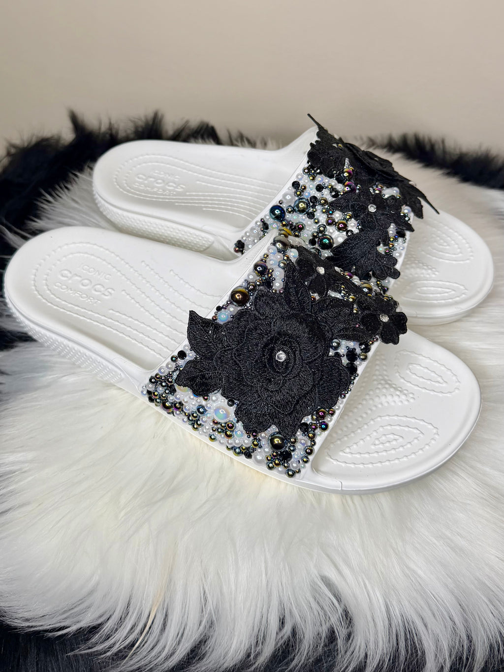 CUSTOM CROCS SLIDES