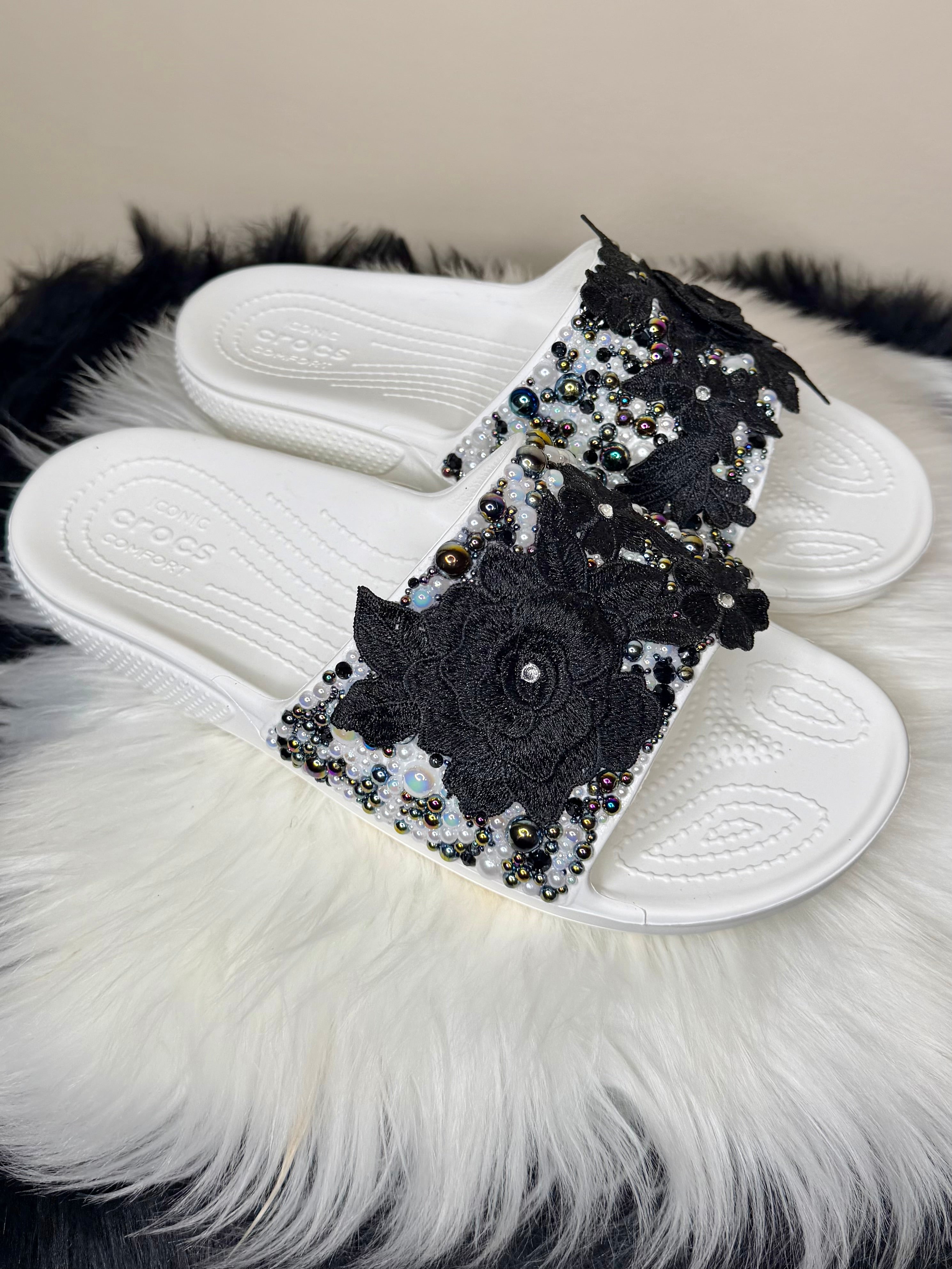 CUSTOM CROCS SLIDES