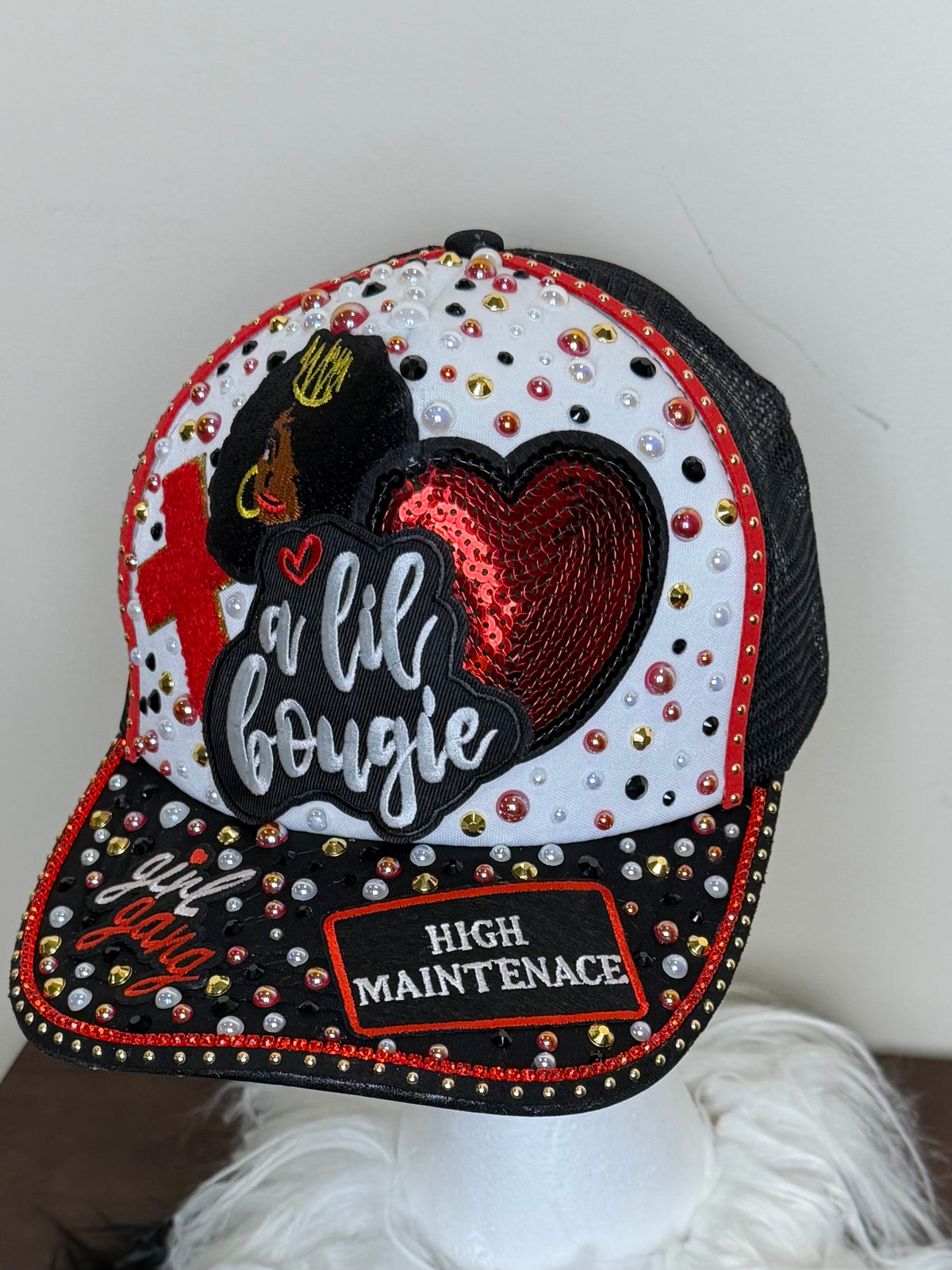 “HIGH MAINTENANCE” CUSTOM TRUCKER HAT