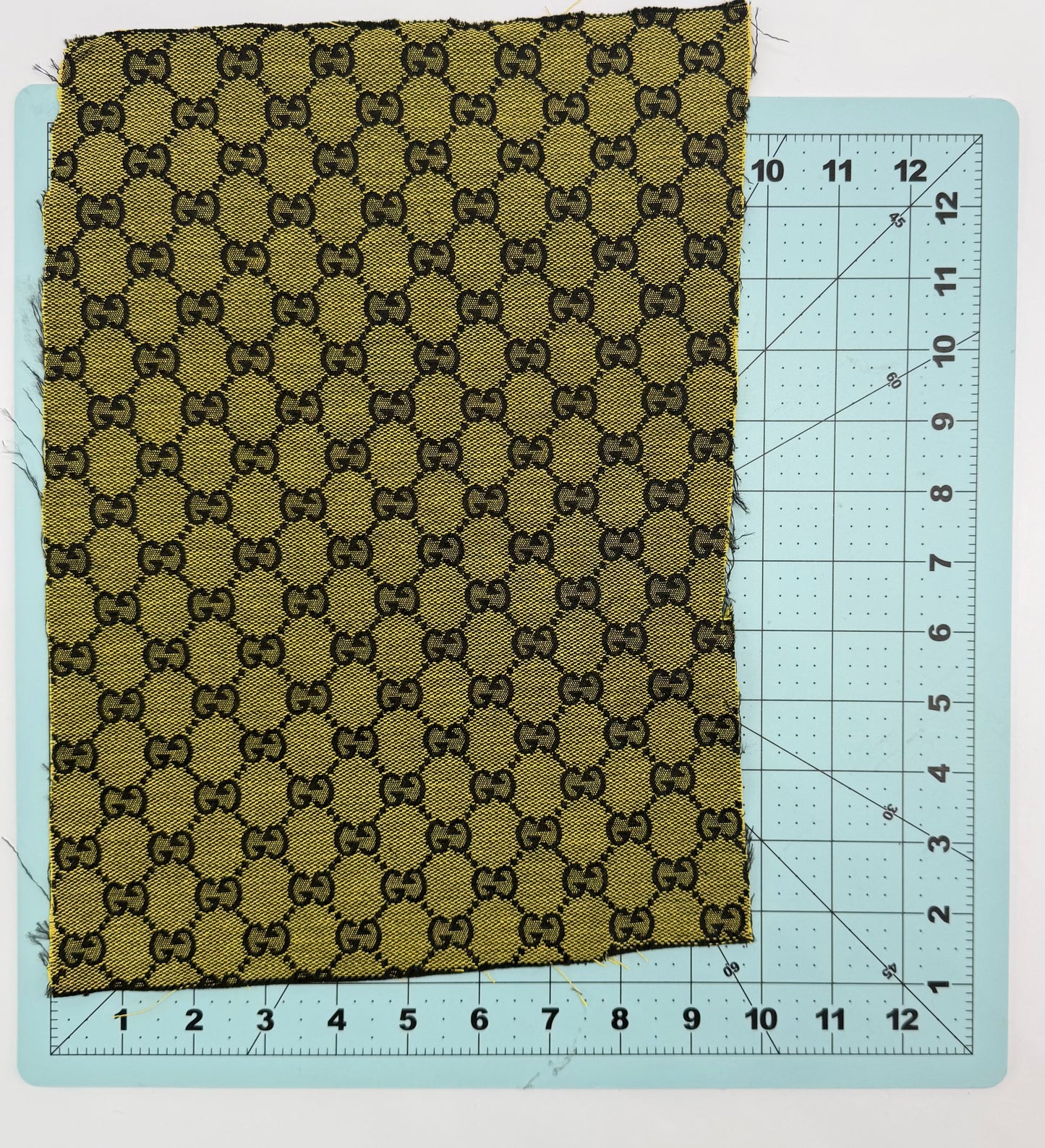 DESIGNER LOGO “GUCCI” FABRIC SHEET