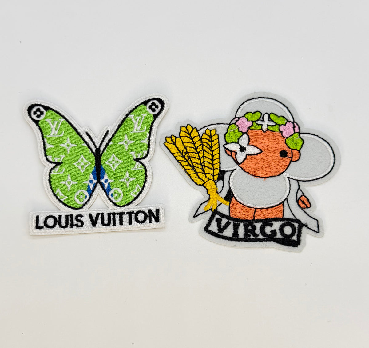 2PC “LV” ZODIAC PATCH SET