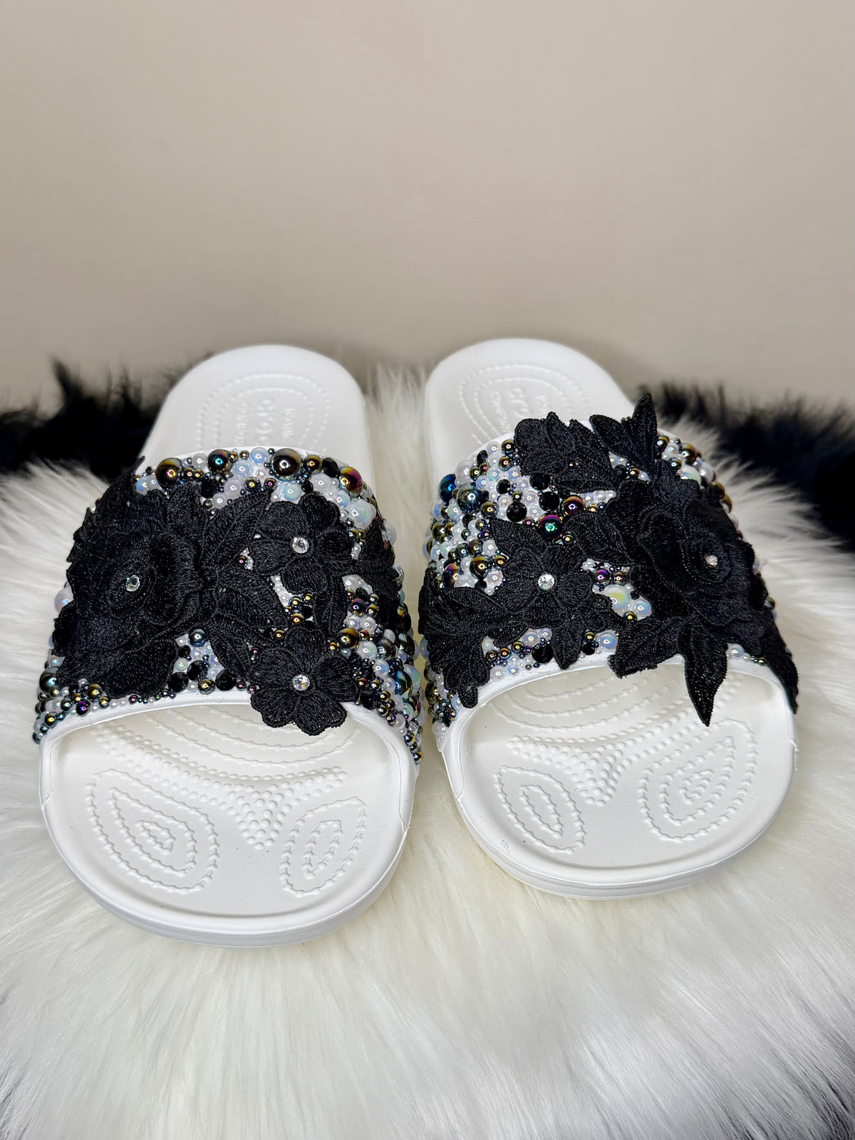 CUSTOM CROCS SLIDES