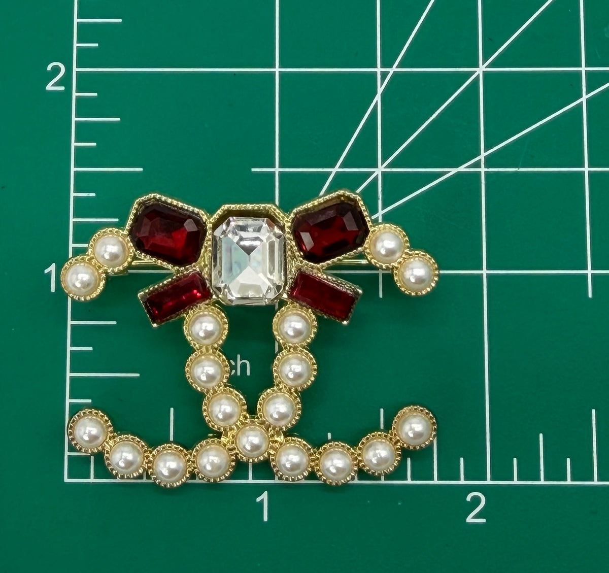 6PC “CHANEL” “Sophisticated lady” RED Patch/Brooch set