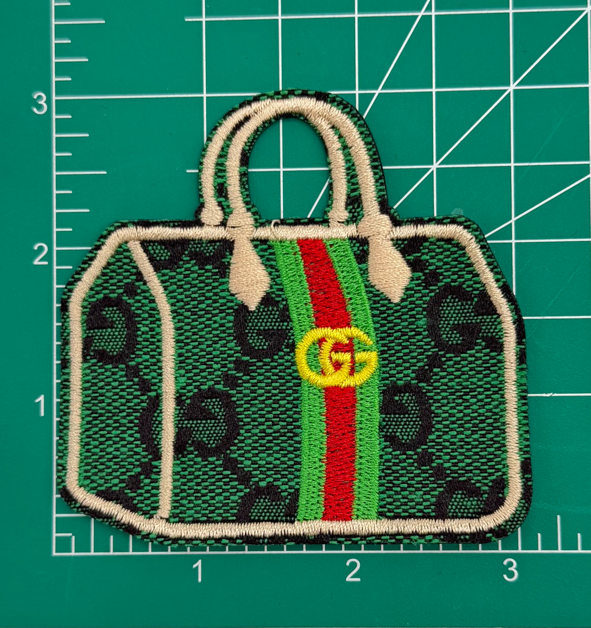5PC “GUCCI” FABRIC/PATCH SET