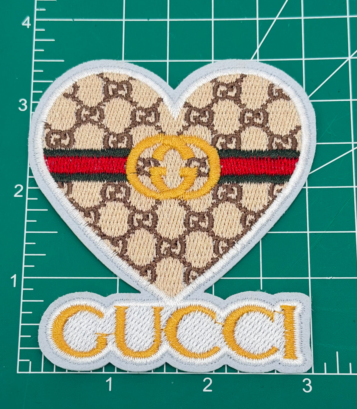 4PC “GUCCI” “COOKIE MONSTER” Patch set