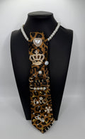 LEOPARD CUSTOM TIE NECKLACE