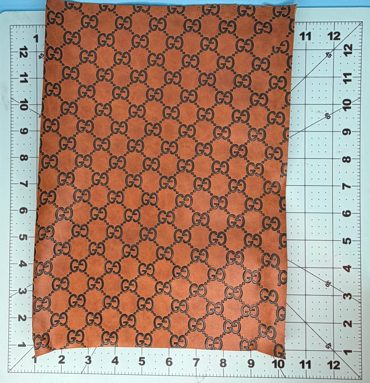 LUXURY DESIGNER INSPIRED LEATHER FABRIC “GUCCI”