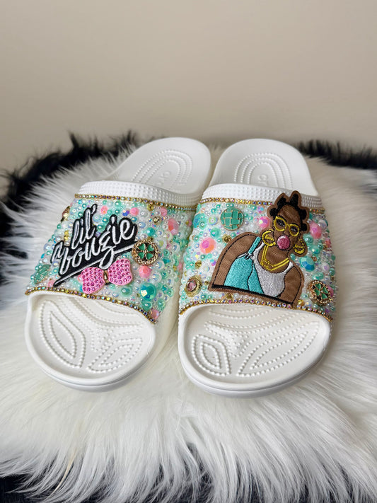 MINT BUBBLEGUM BOUGIE CUSTOM CROCS