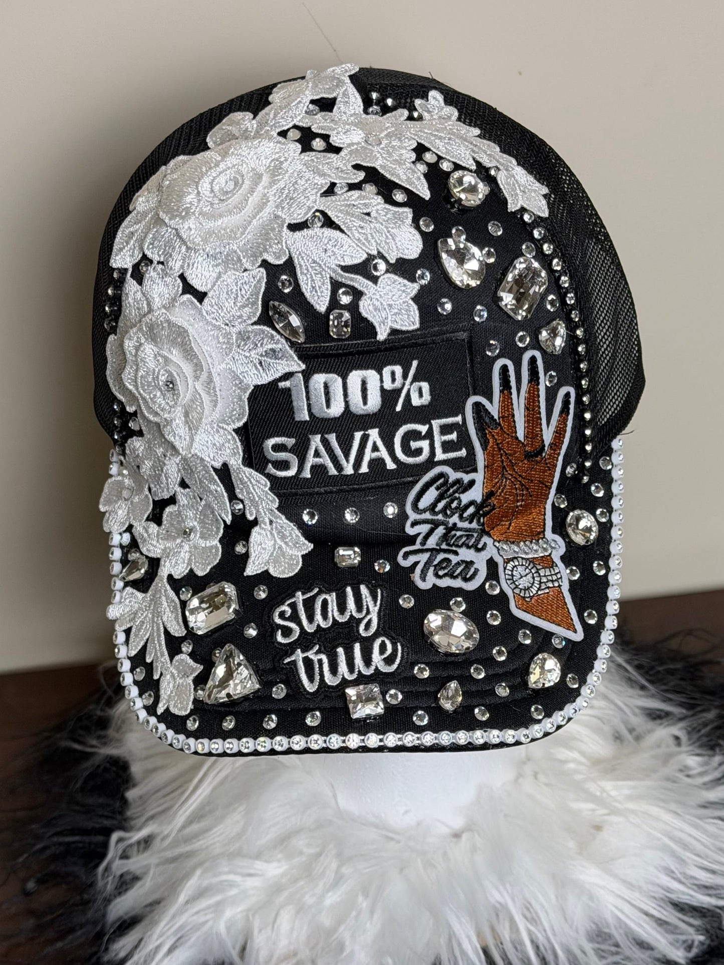 “100% SAVAGE” CUSTOM TRUCKER HAT
