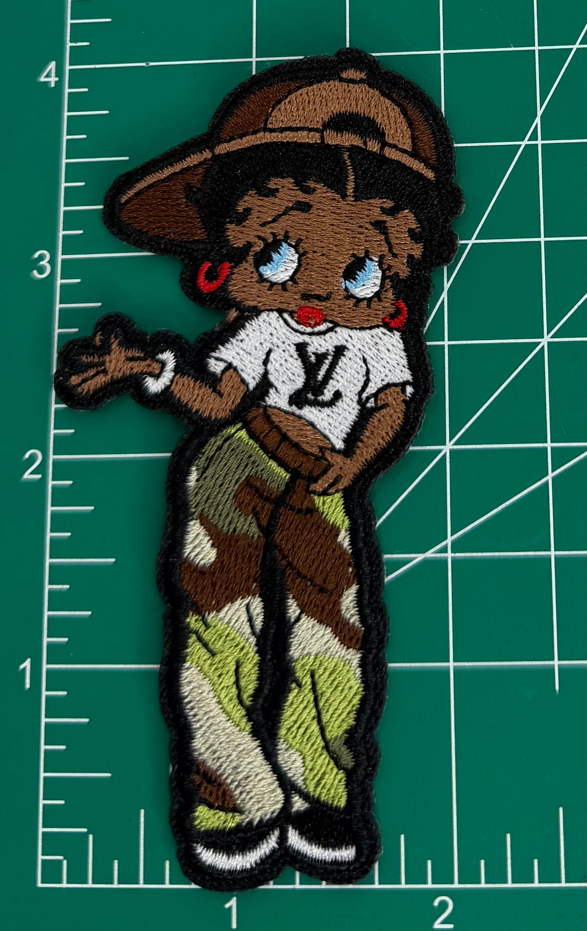 6PC “LV” DESIGNER PATCH/ BROOCH SET
