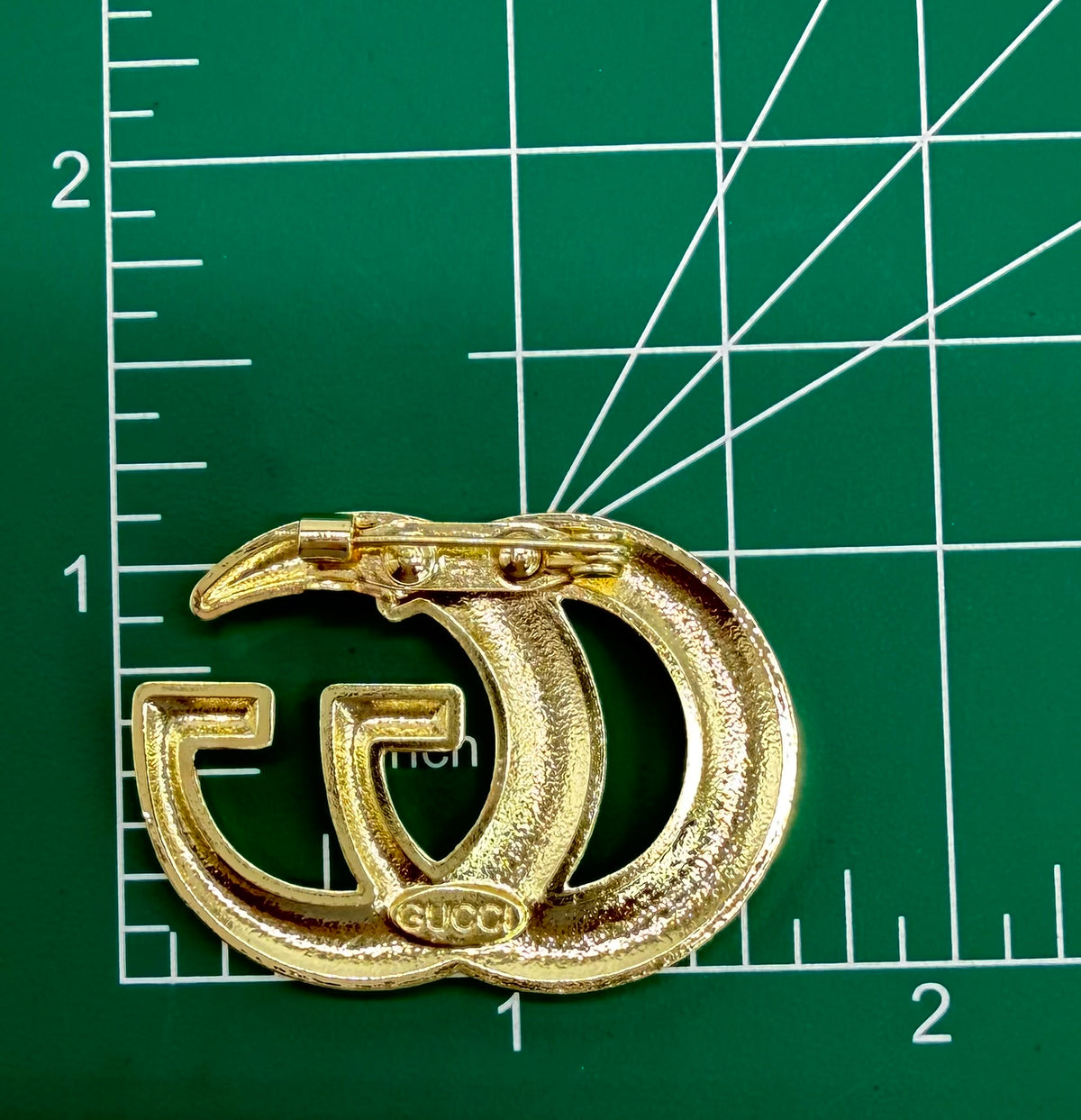 6PC “GUCCI” FABRIC/IRON-ON PATCHES/ BROOCH SET