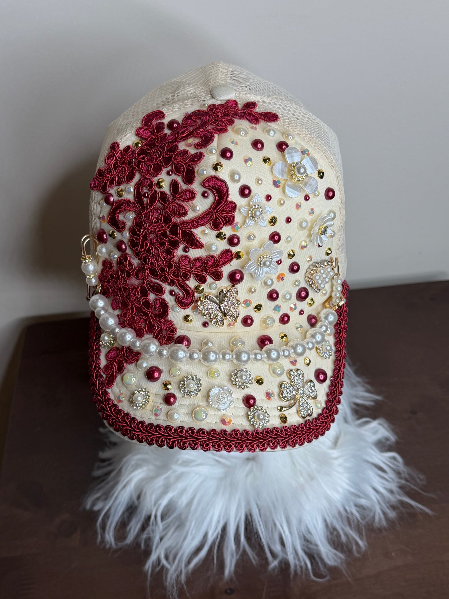 CRANBERRIES & CREAM TRUCKER HAT