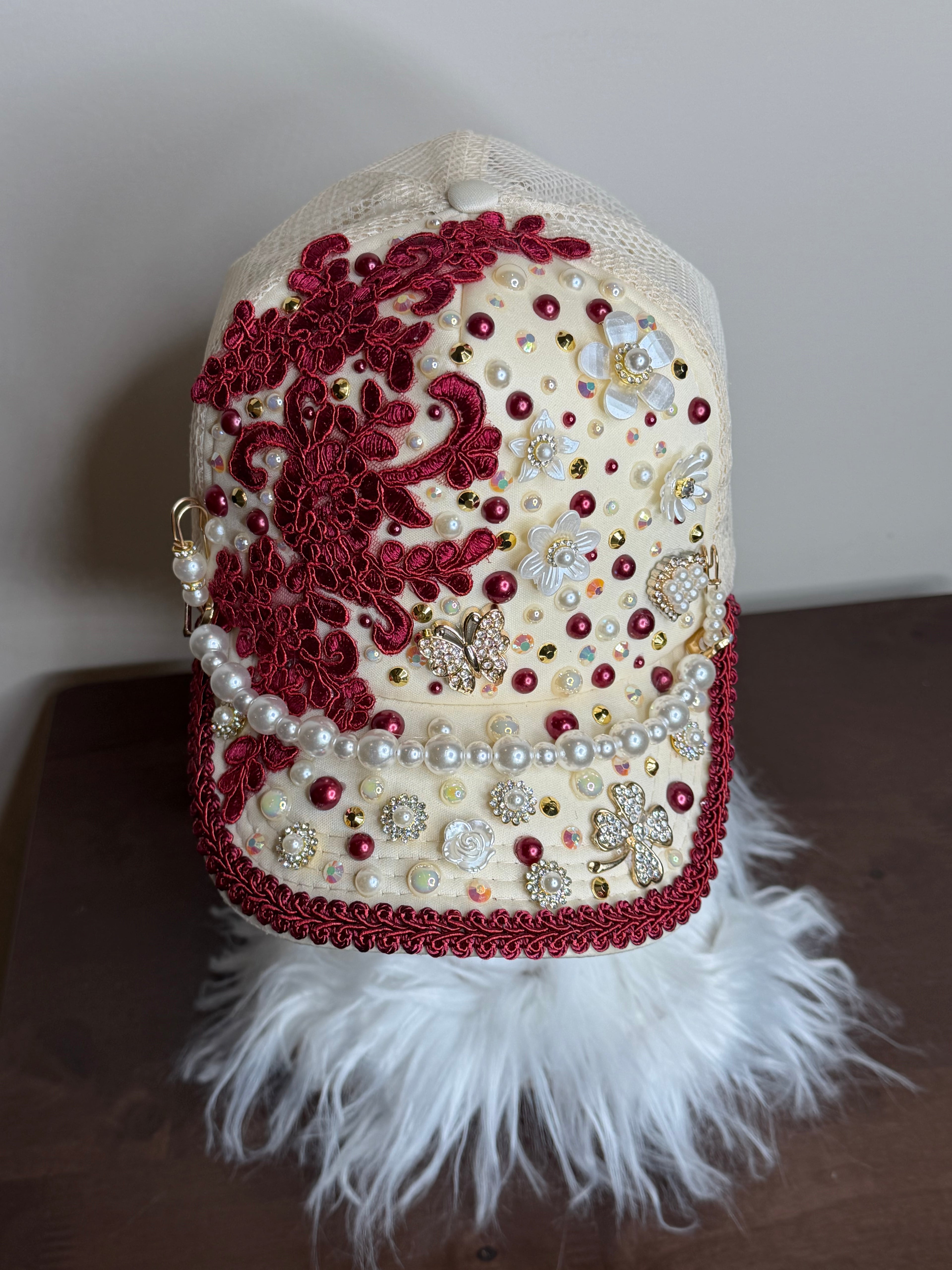 CRANBERRIES & CREAM TRUCKER HAT