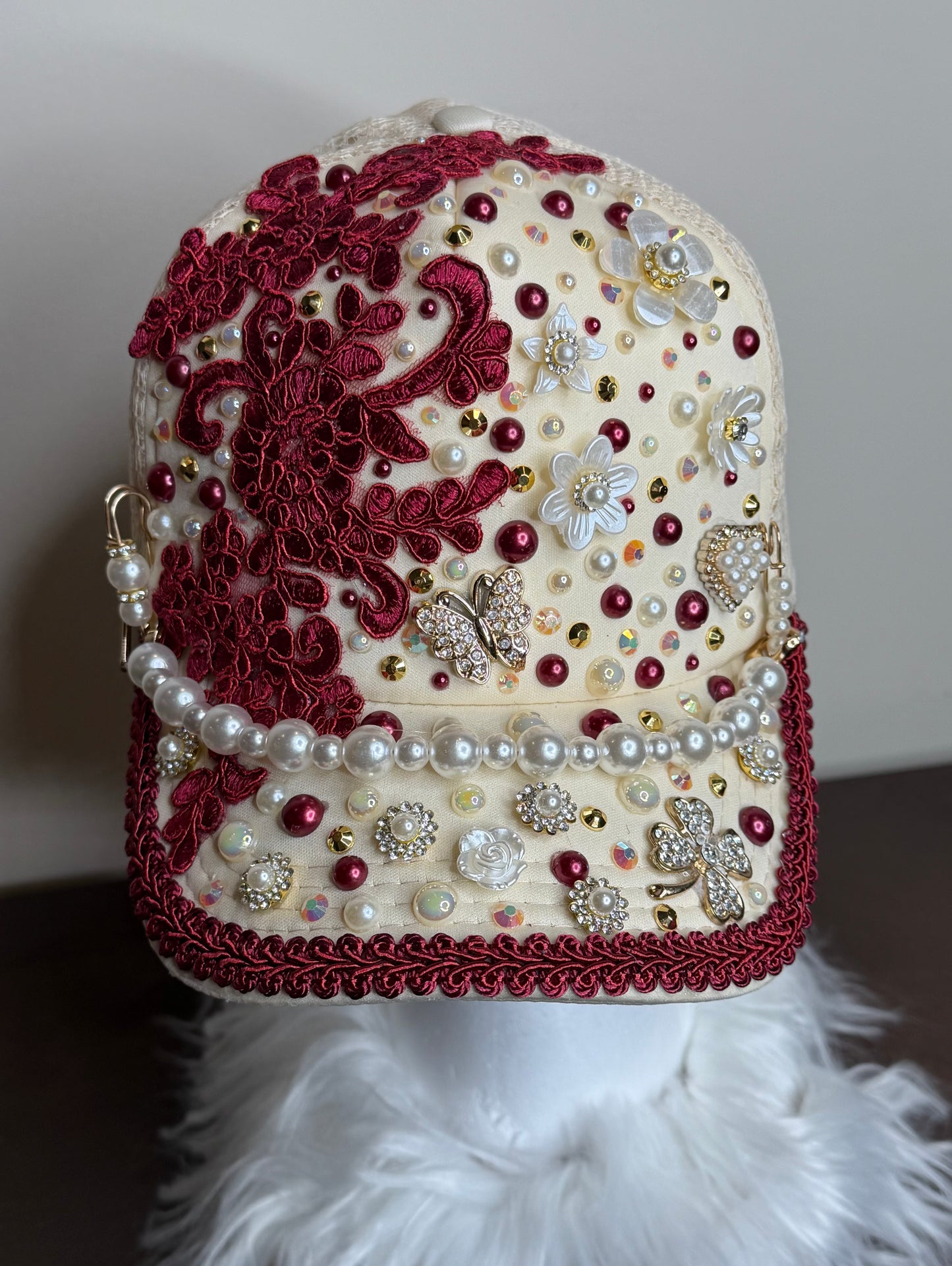 CRANBERRIES & CREAM TRUCKER HAT