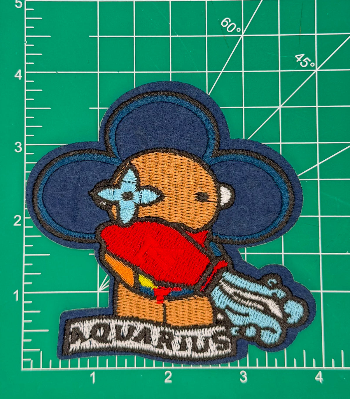 2PC “LV” ZODIAC PATCH SET
