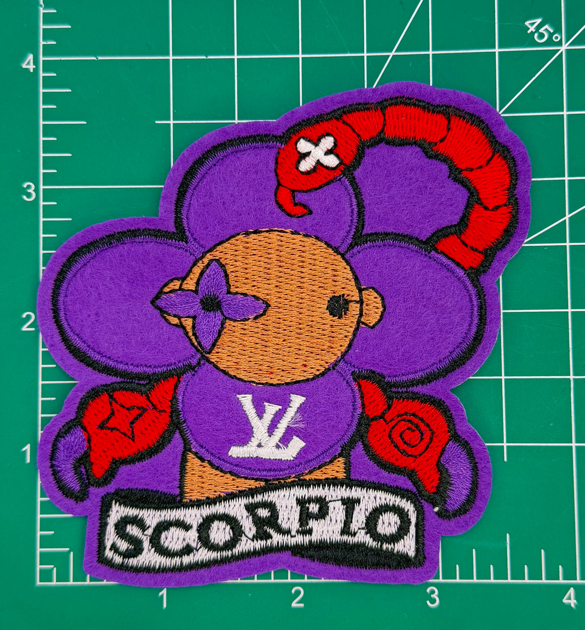 2PC “LV” ZODIAC PATCH SET