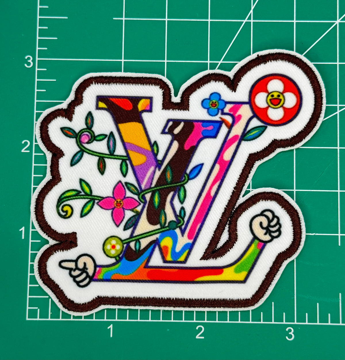 2PC “LV” ZODIAC PATCH SET