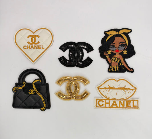 NEW “CHANEL” 6PC PATCH SET