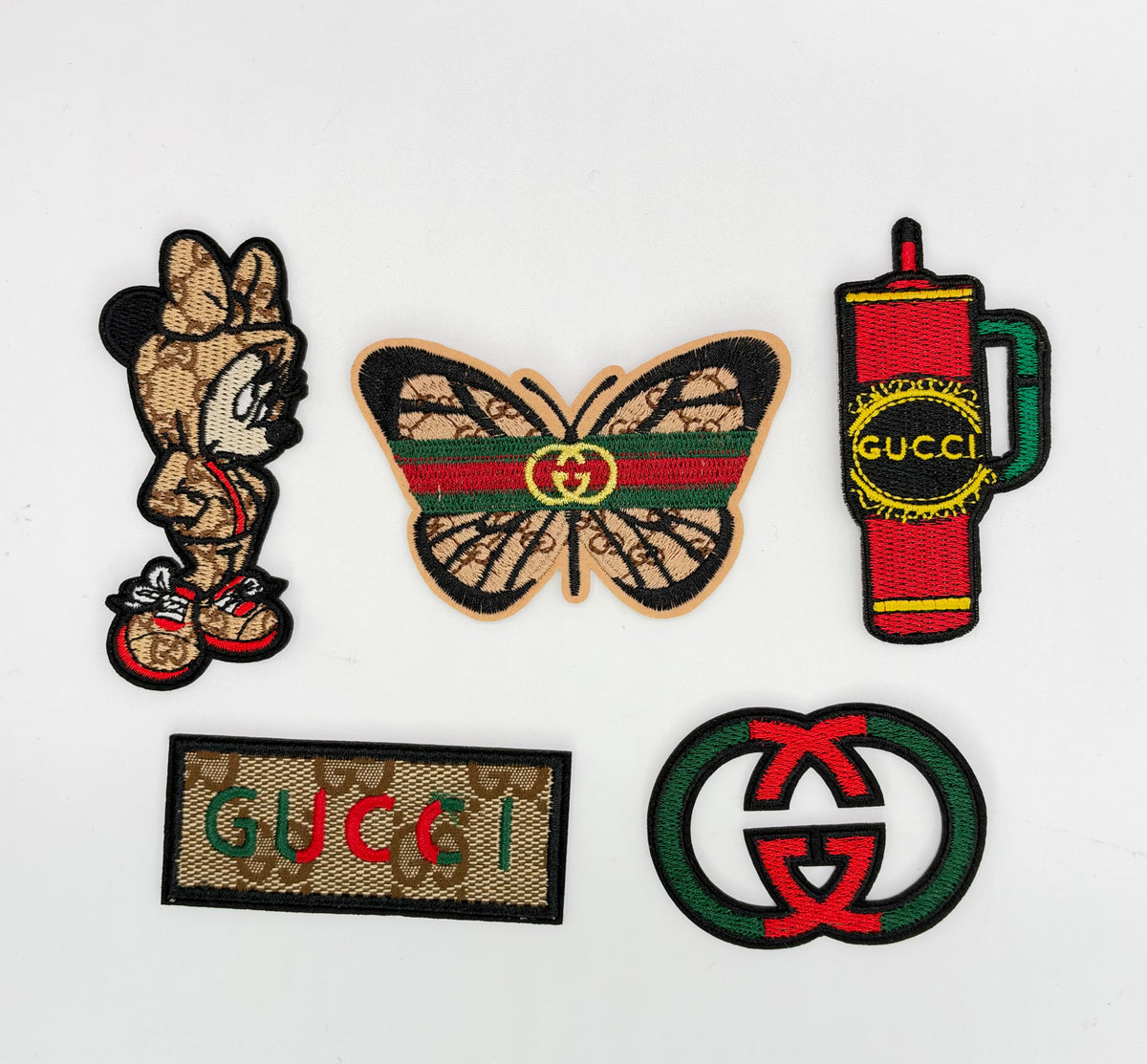 5PC MINNIE MOUSE PATCH SET