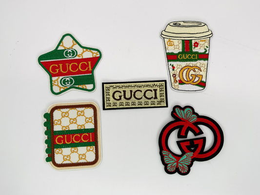 5PC “GUCCI” PATCH SET
