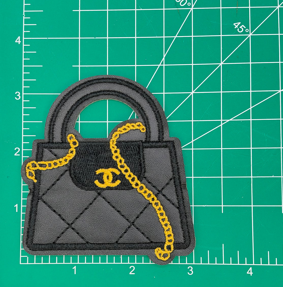 5PC “Chanel” RED/BLK/GLD PATCH SET