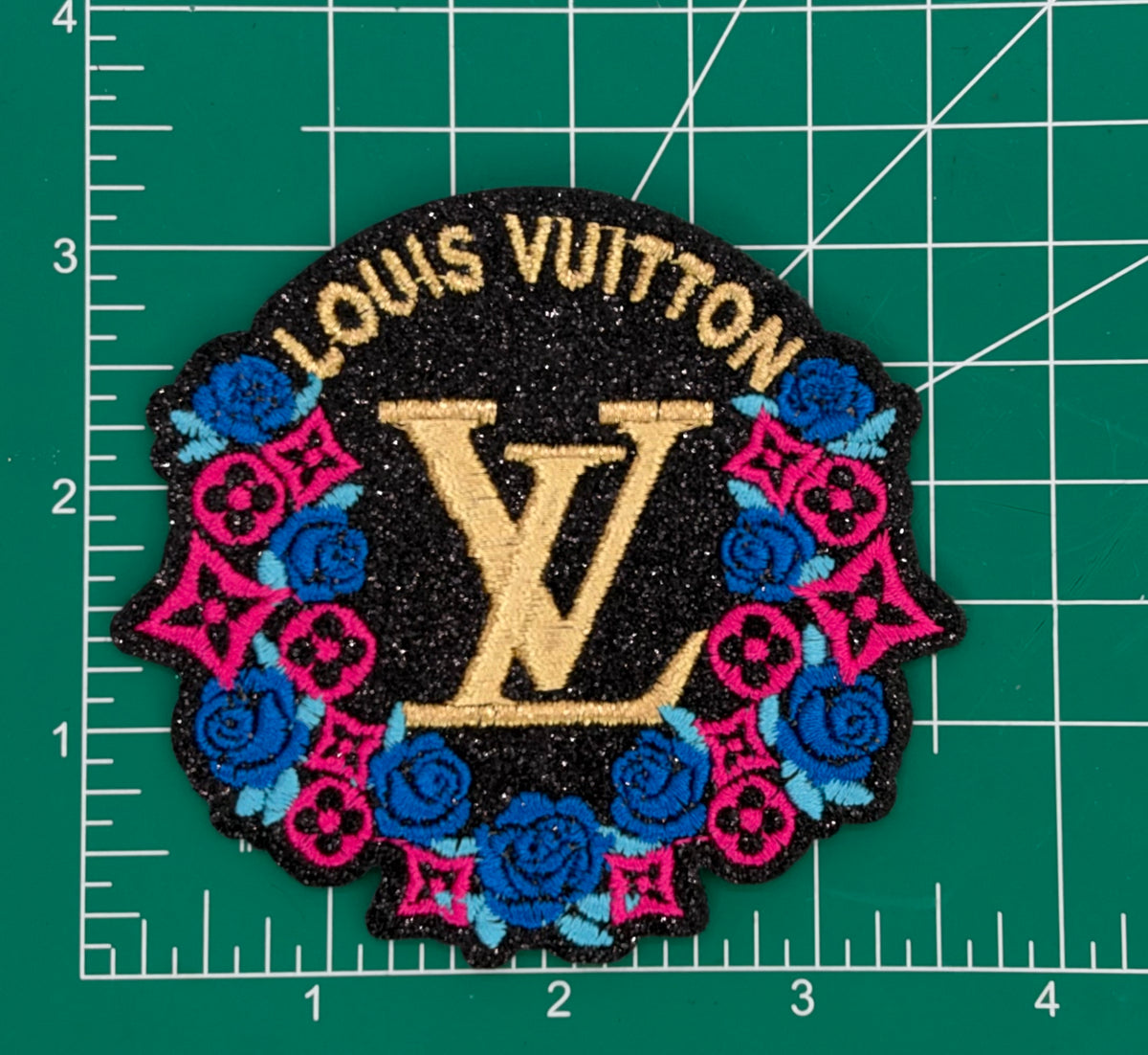 6PC “LV” FUCHSIA BETTY BOOP PATCH/CHARM SET