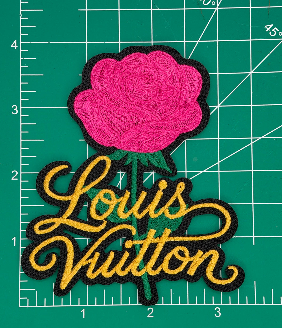 6PC “LV” FUCHSIA BETTY BOOP PATCH/CHARM SET