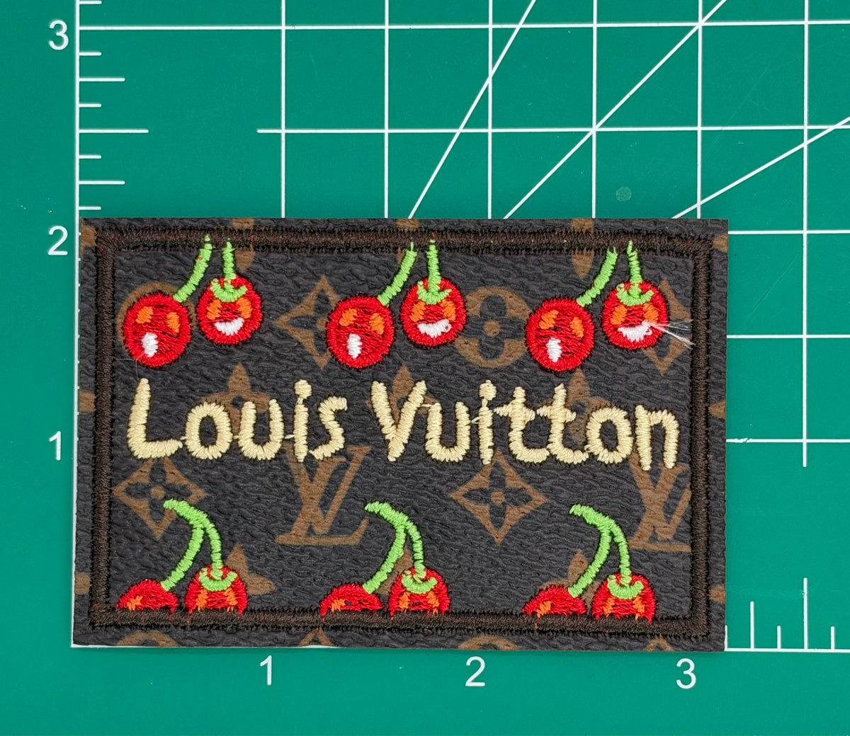 3PC “LV” CHERRY 🍒 PATCH SET